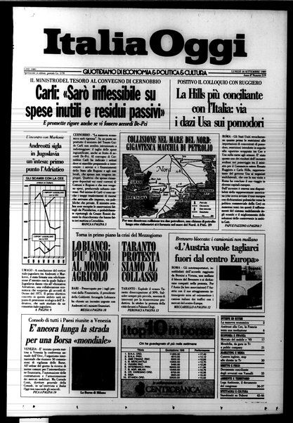 Italia oggi : quotidiano di economia finanza e politica